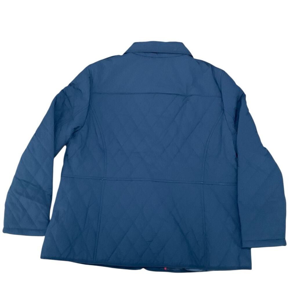 Tommy Hilfiger Women’s Blue Quilted Jacket Blue Size XL NWT - Picture 3 of 8